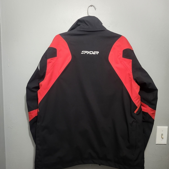 Spyder Men's Ski Snowboard Black and Red Jacket Size Large - Picture 7 of 10